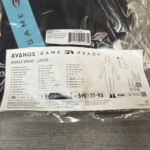 Game ready ankle large - -,